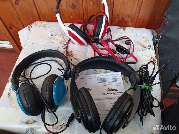 Наушники проводные