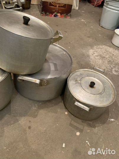 Кастрюля алюминиевая бу