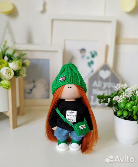 Интерьерная кукла ручной работы