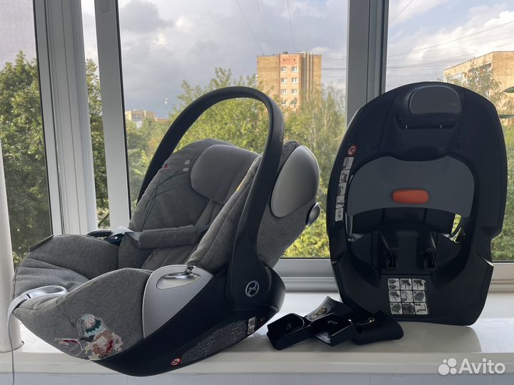 Автокресло Cybex cloud q KOI с базой isofix