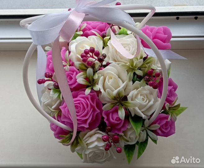 Букет цветов из мыла