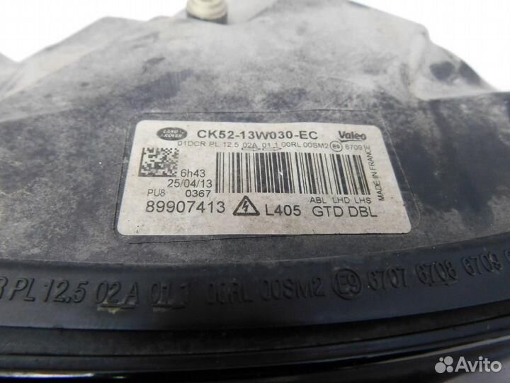 Фара левая Land Rover Range Rover