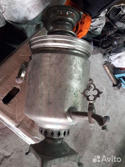 Самовар дореволюционный угольный