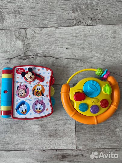 Развивающие музыкальные руль и книга