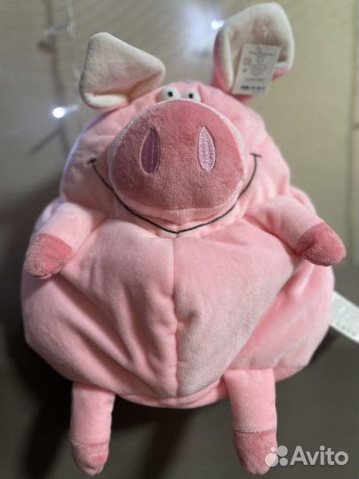 Свинья игрушка новая red cube