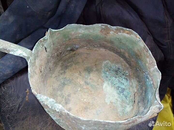 Медный (а может и нет) ковшик и чайник доссср