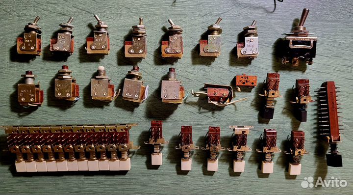 Переключатели, выключатели, кнопки СССР