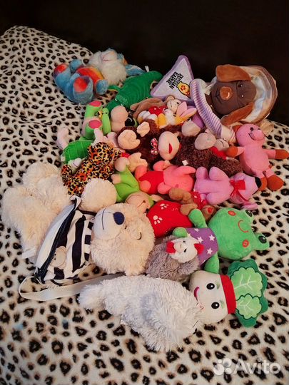 Отдам бесплатно мягкие игрушки