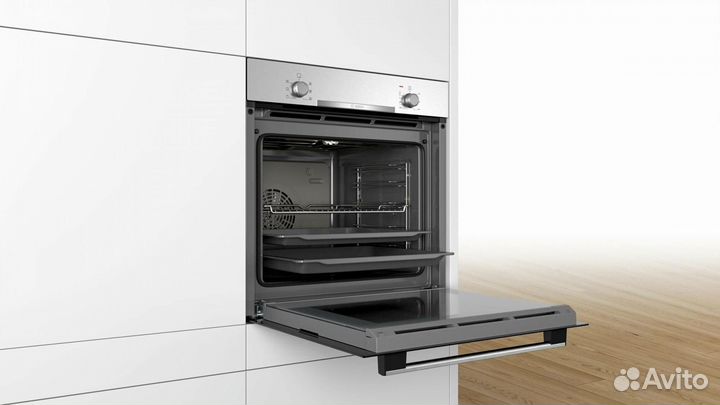 Духовой шкаф Bosch HBA530BS0S серебр/черн