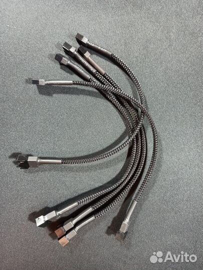 Кабель удлинитель PWM 4PIN для вентилятора 26 см