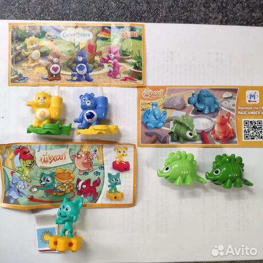Игрушки киндер разных лет