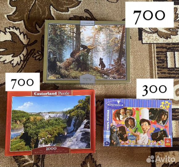 Настольные игры для детей, мозаика