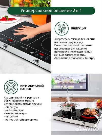 Индукционная варочная панель 4000 Вт Новая