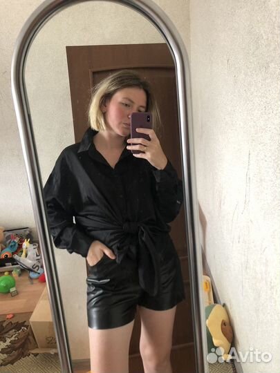 Вещи пакетом Шорты Блузка Рубашка Боди, р. 44-48