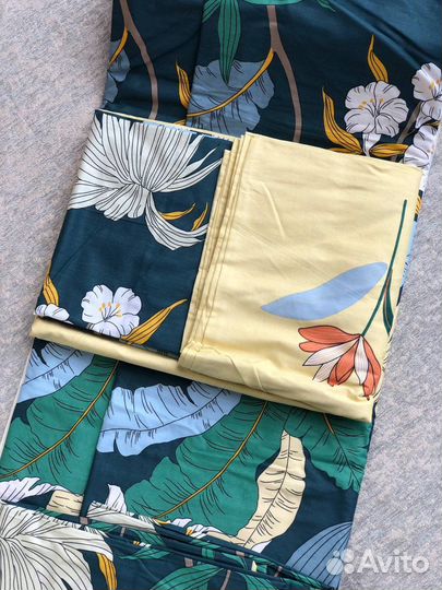 Постельное белье сатин евро, 2х спальноее