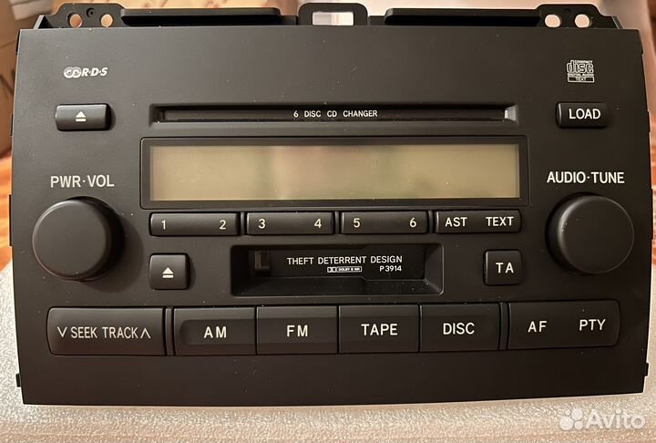 Магнитола Toyota Prado 120