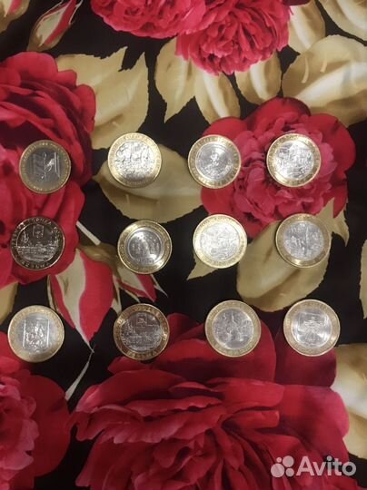 Юбилейные монеты 10 рублей