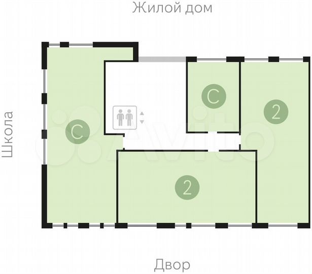 2-к. квартира, 84,9 м², 10/17 эт.