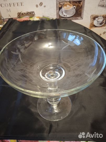 Ваза стеклянная СССР