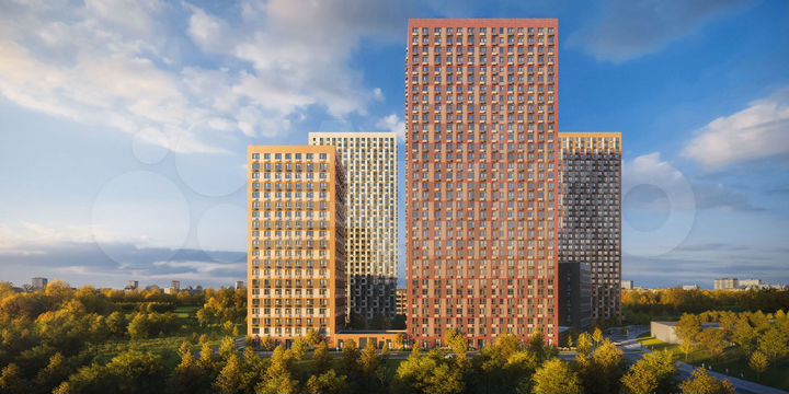 2-к. квартира, 51,7 м², 25/33 эт.