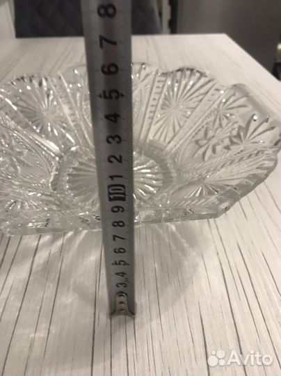 Ваза хрустальная для фруктов