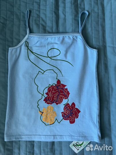 Новая майка топ хлопок