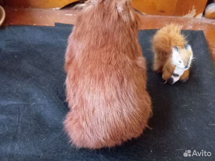 Мишка из натурального меха СССР