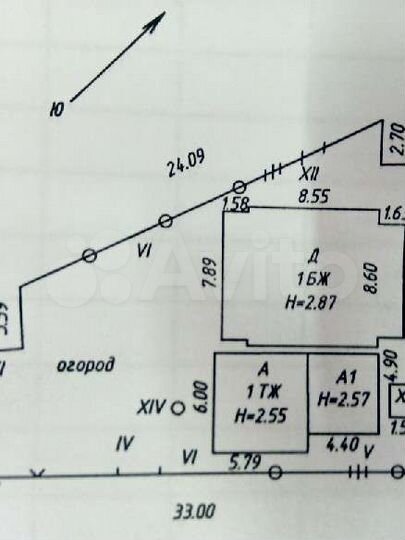 Дом 58 м² на участке 5 сот.