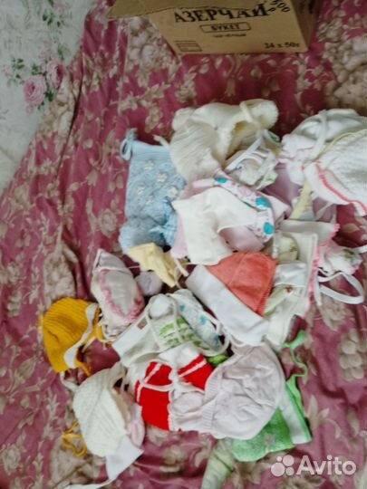 Шапочка для новорожденной девочки