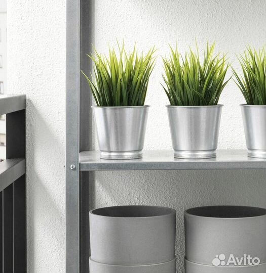 Искусственное растение фейка трава икеа