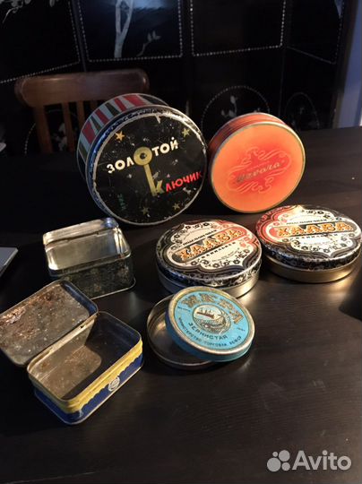 Жестяные баночки СССР