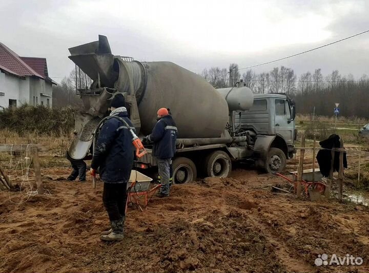 Доставка бетона миксером с завода Все марки ГОСТ