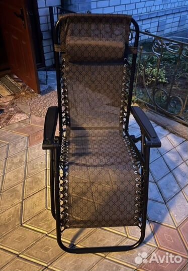 Кресло - шезлонг складной туристический