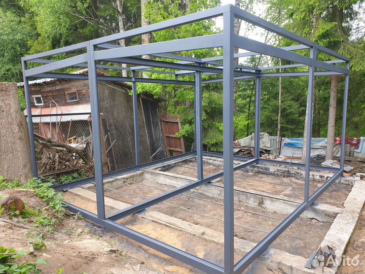 Каркас бытовки