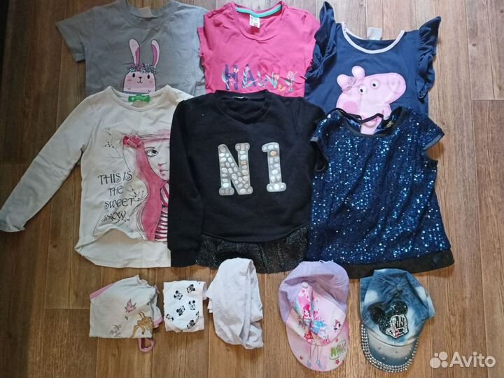 Пакет вещей для девочки 116 122