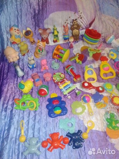Игрушки, погремушки пакетом