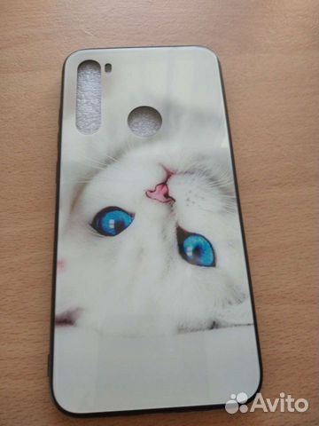 Чехол новый из закаленного стекла на Redmi Note 8T