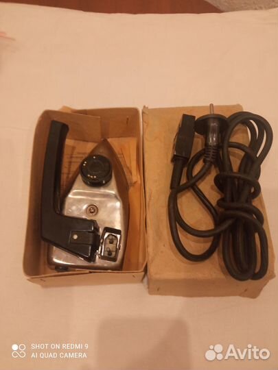 Электрический утюг мини СССР новый