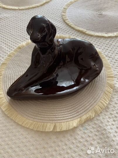 Пепельница собака керамика СССР