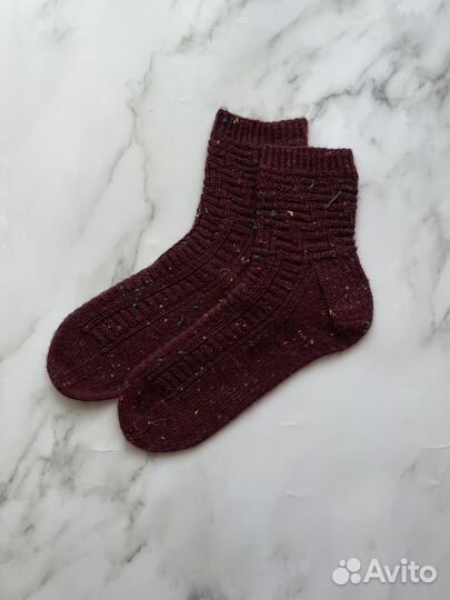 Вязанные носки ручной работы