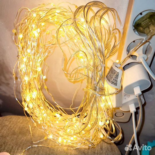 Гирлянда мерцающий занавес