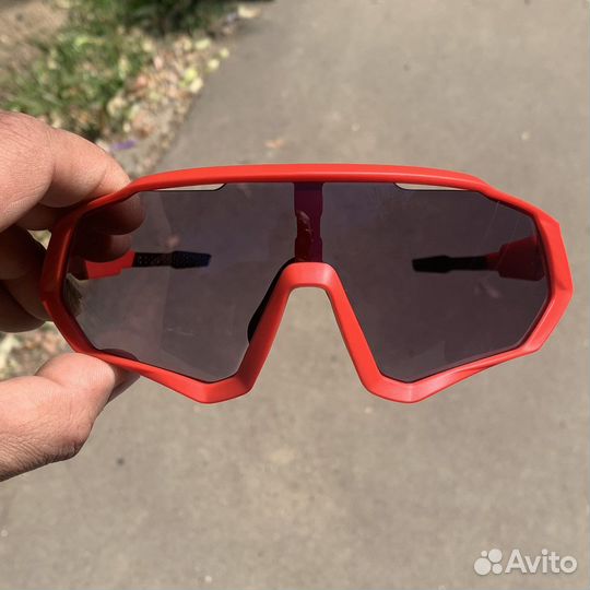 Велоочки Scvcn. Спортивнве. Красные