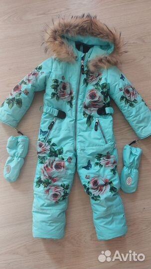 Зимний комбинезон для девочки