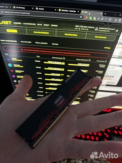 Оперативная память ddr4 Amd 16gb