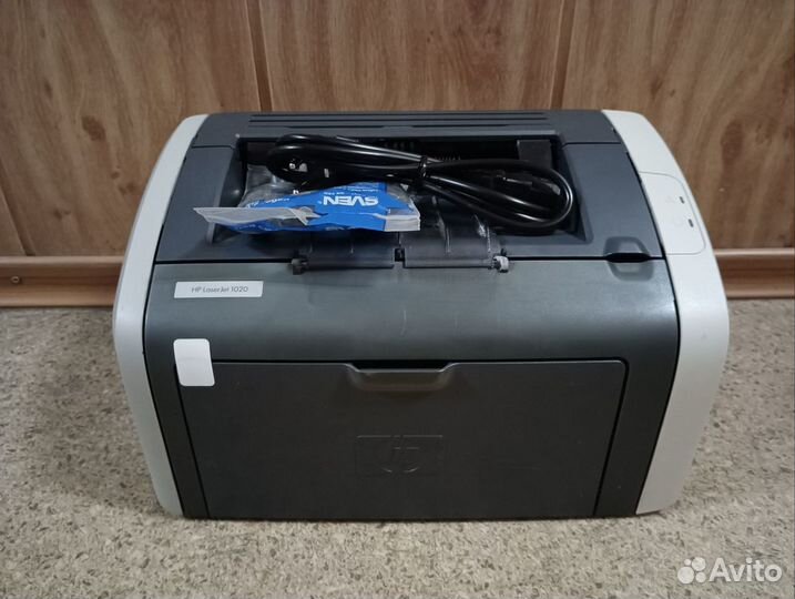 Принтер лазерный HP LaserJet 1020, ч/б, A4