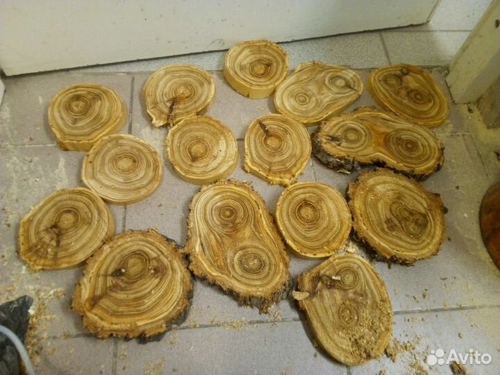 Спил дерева для декора