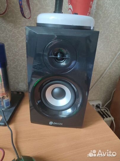 Колонки Bluetooth Oklick OK-166 BT, 2.0, черный