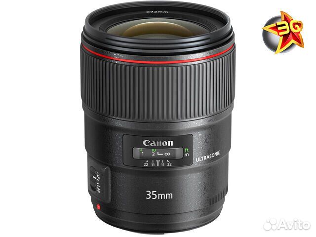 Объектив Canon EF 35mm f/1.4L II USM, черный