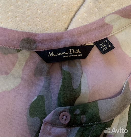 Шелковая женская блузка Massimo dutti