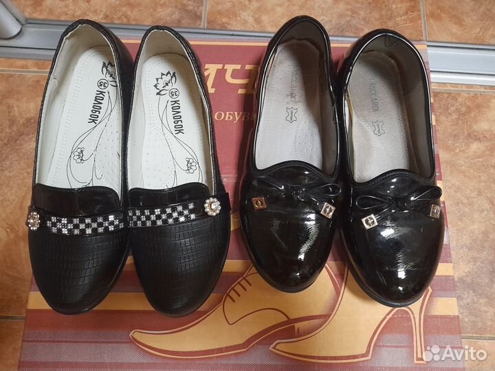 Туфли на девочку размер 35